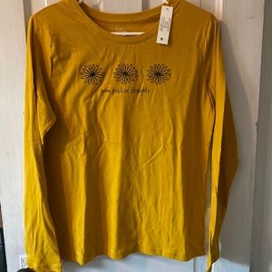 Graphic long sleeve tee